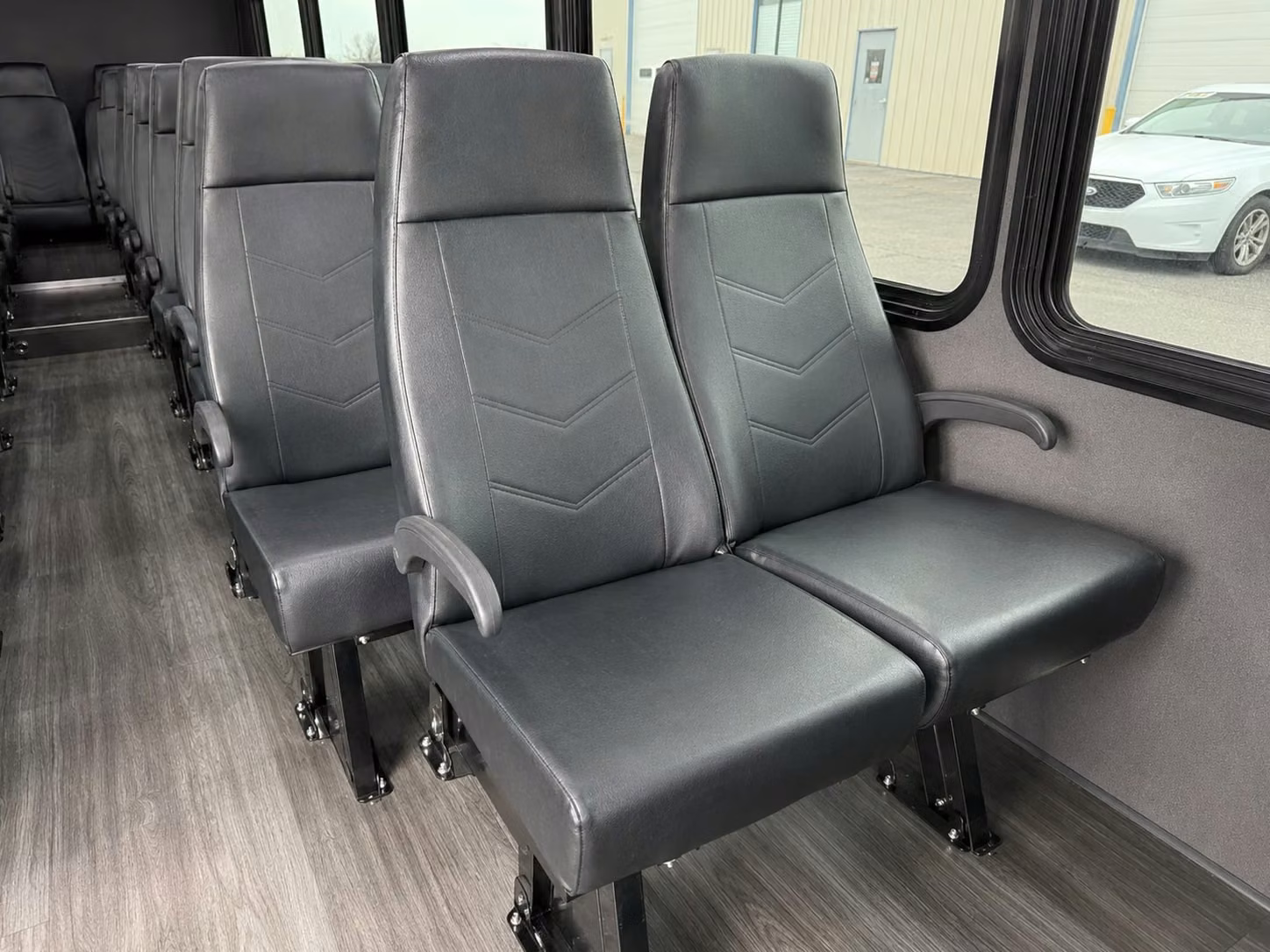 15 passenger minibus inside