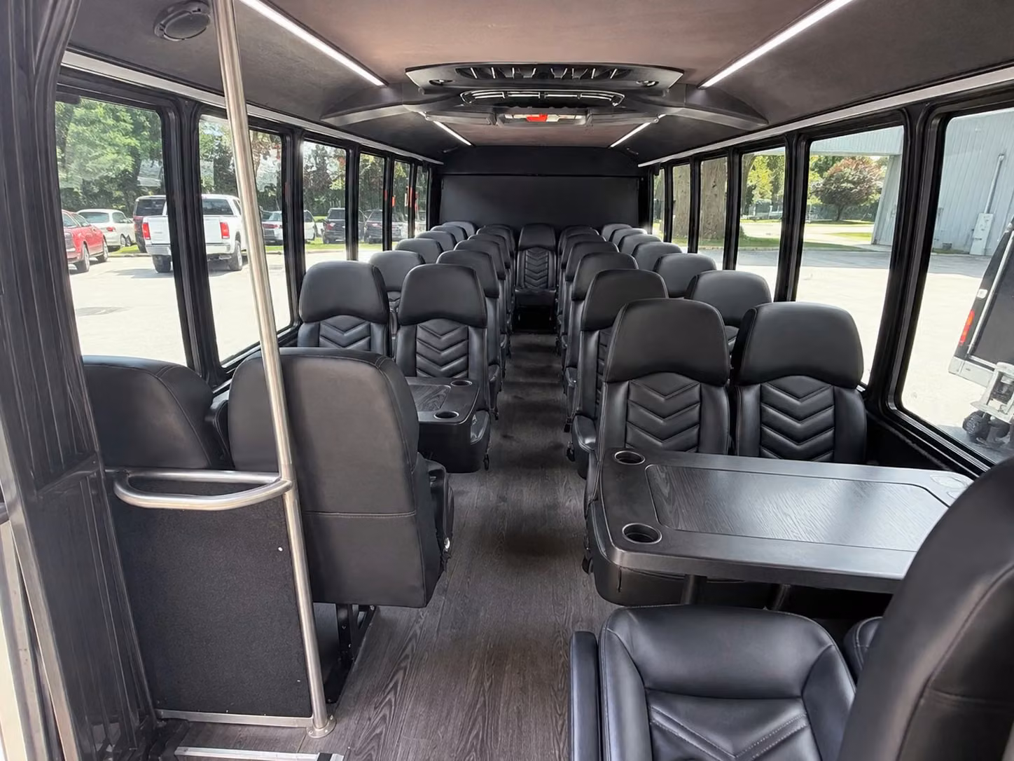 15 passenger minibus interior