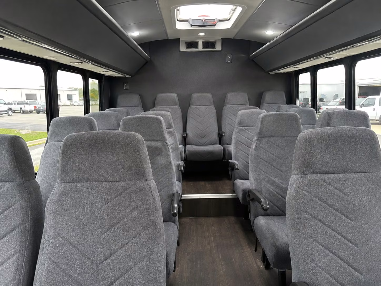 18 passenger minibus inside