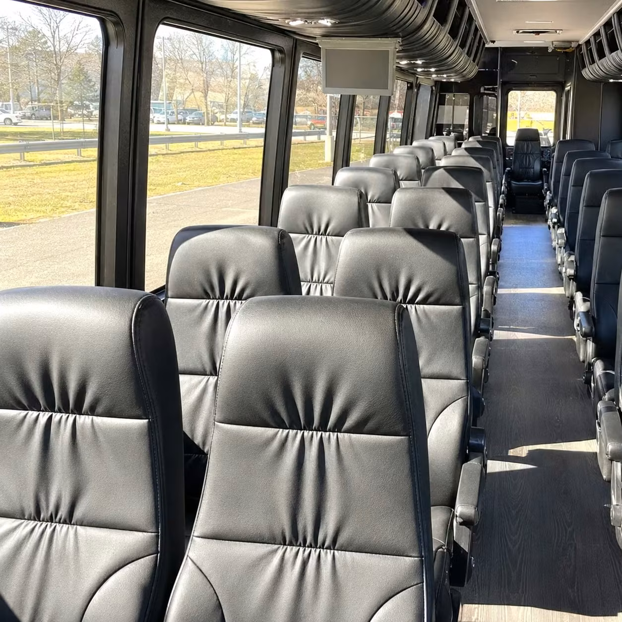 25 passenger minibus interior