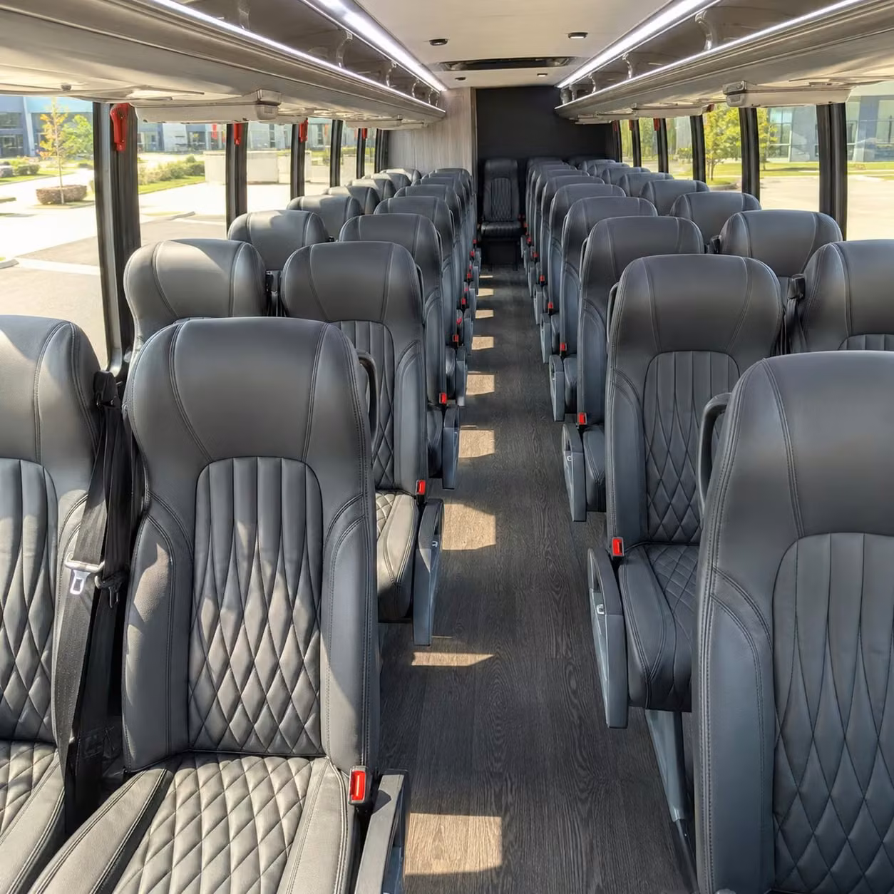 28 passenger minibus inside