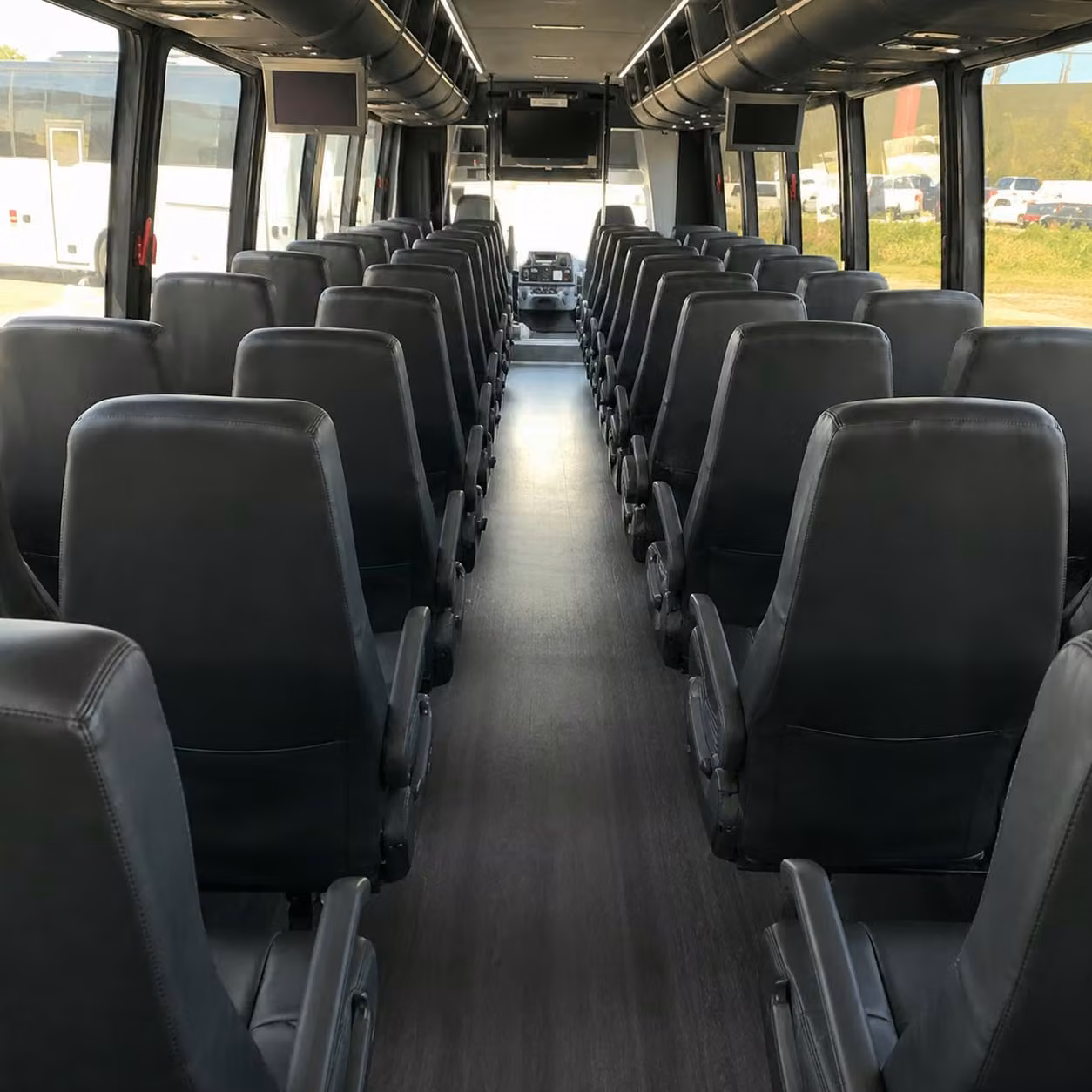 28 passenger minibus interior