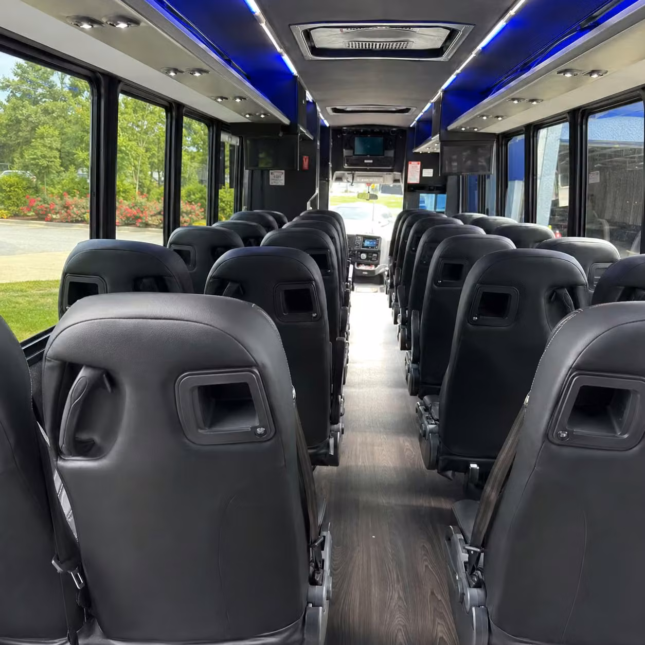 30 passenger minibus interior