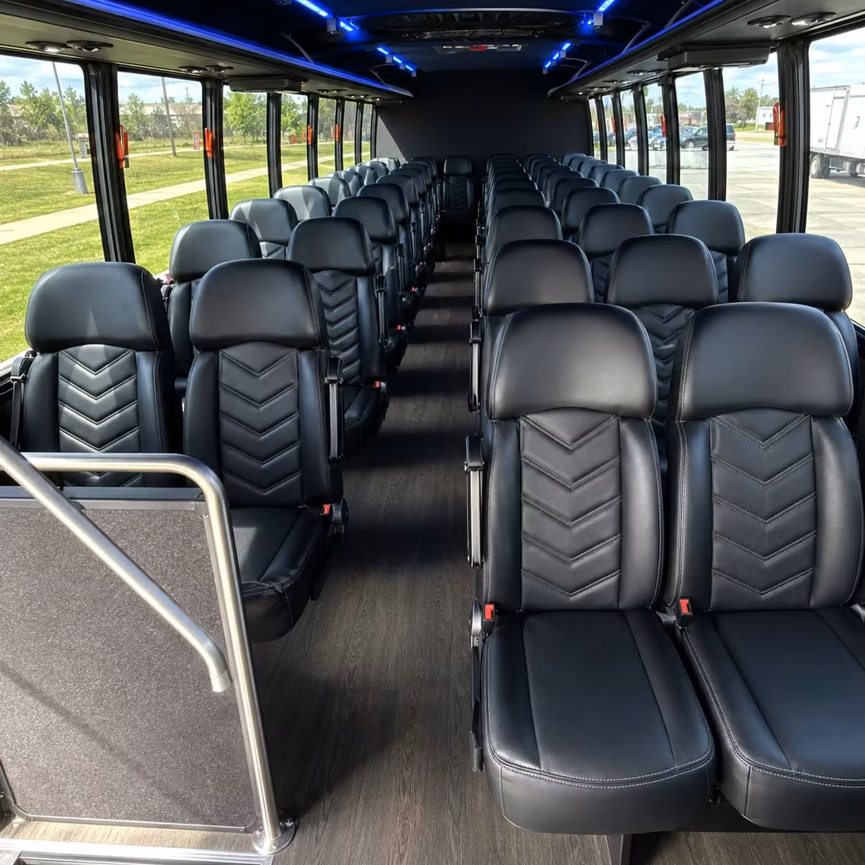 35 passenger minibus inside
