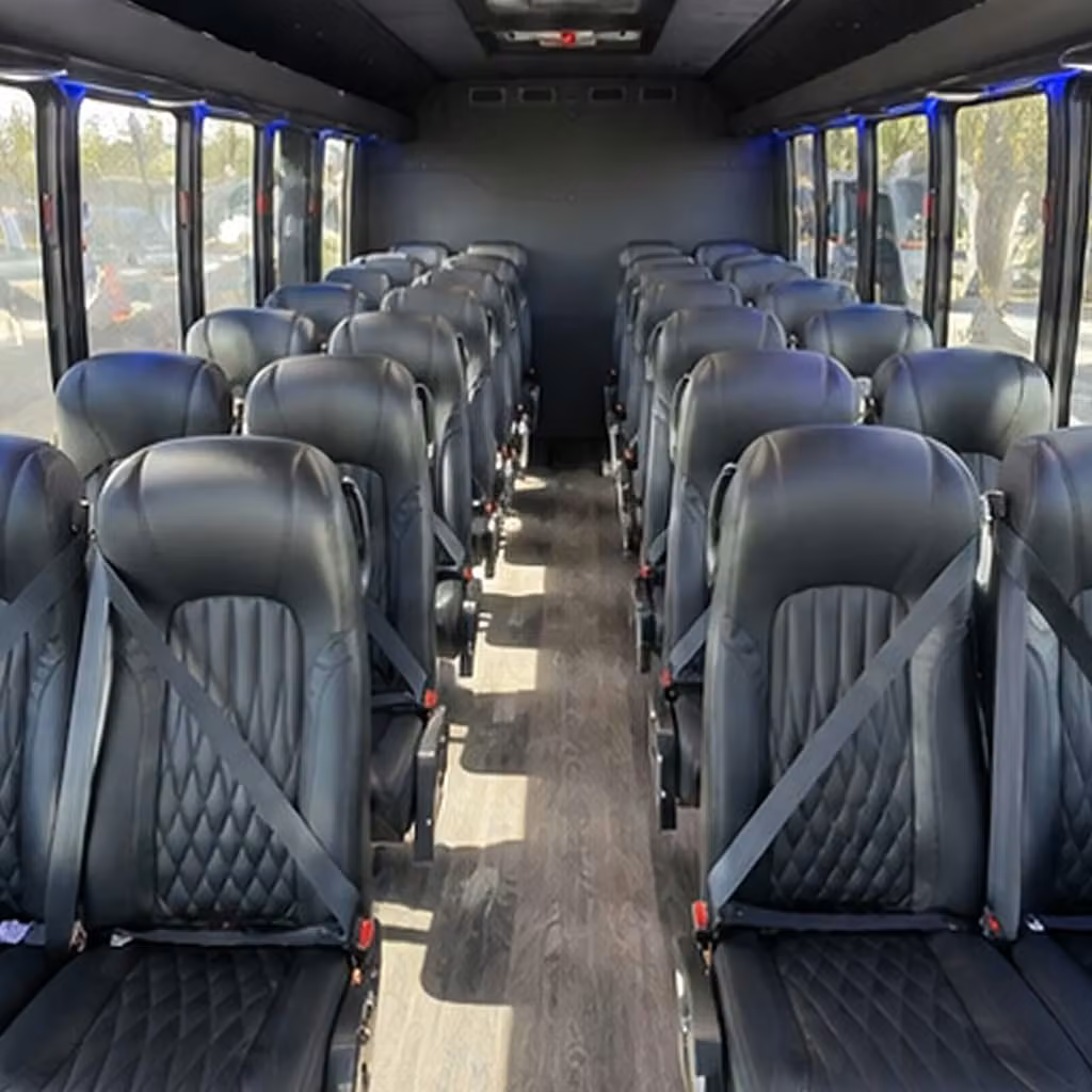 35 passenger minibus interior