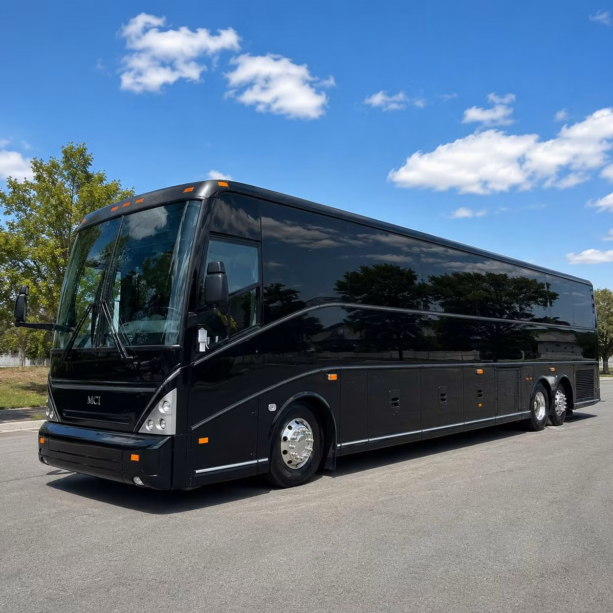 56 passenger charter bus
