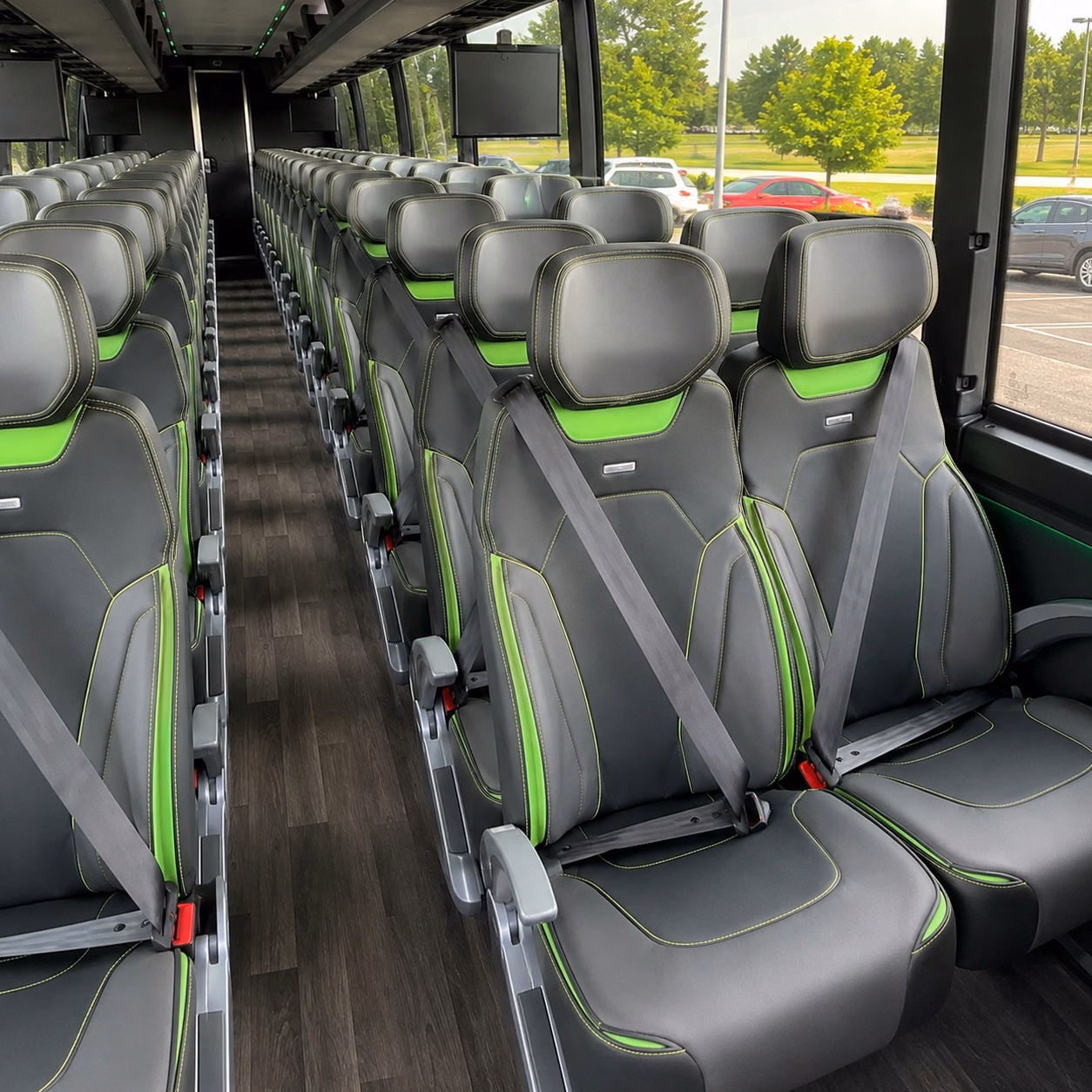 knoxville charter bus inside