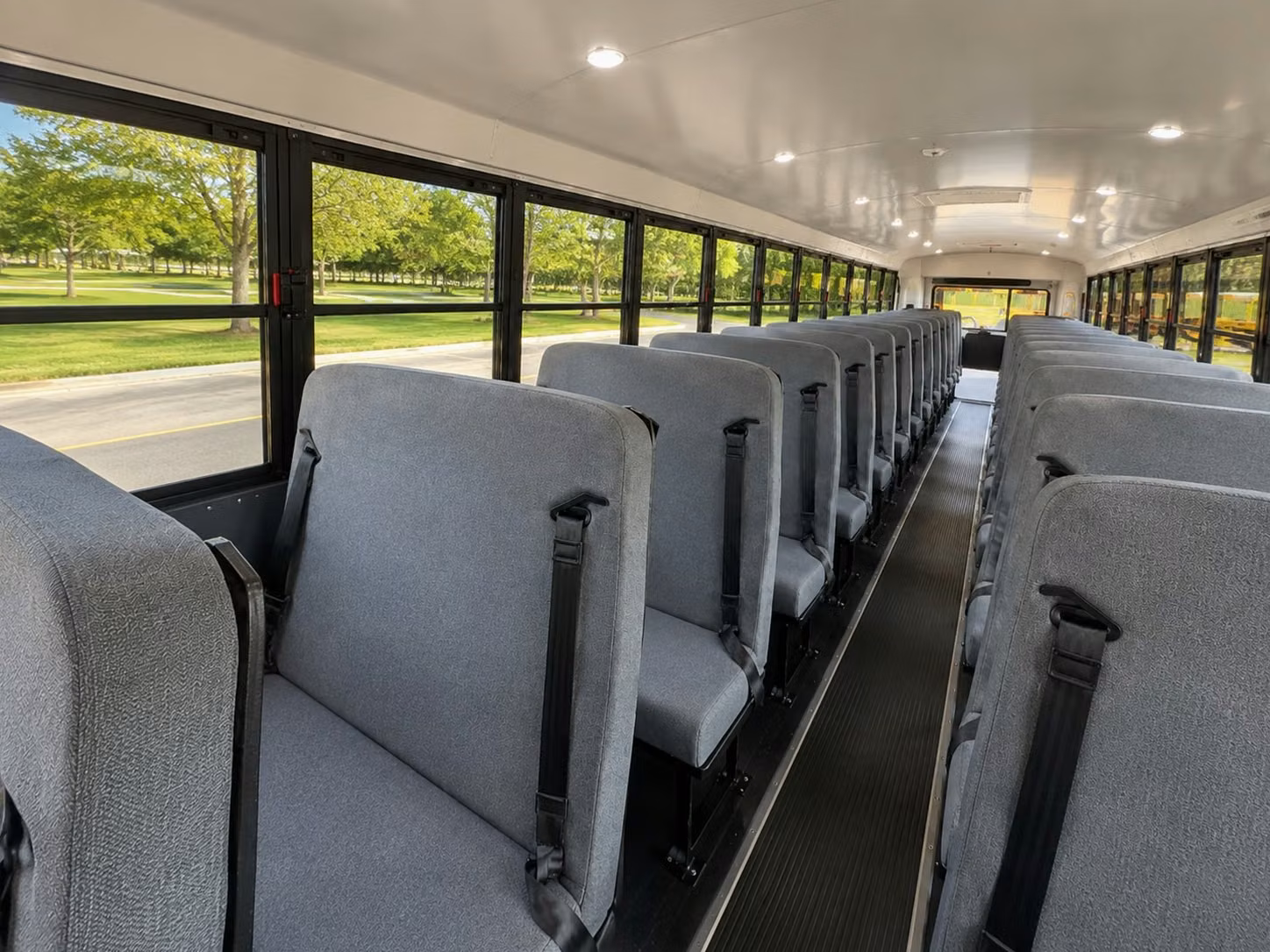 school bus interior
