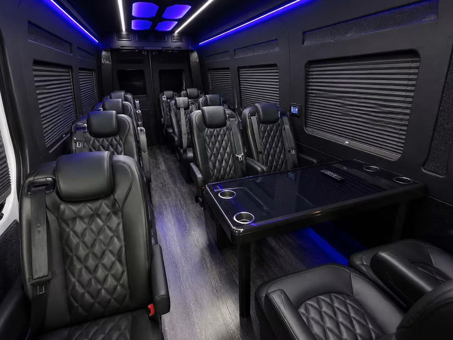 sprinter van with driver inside